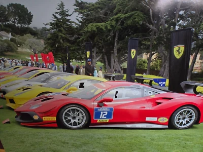 Ferrari  Race cars framed photo 18x26 - Image 1 of 2