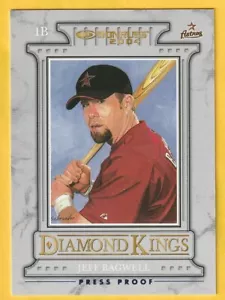 Donruss Press Proofs 2004 azul #9 Jeff Bagwell Diamond Kings #'d 16/100 - Imagen 1 de 2