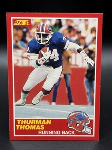 1989 Score THURMAN THOMAS Rookie RC #211 Bills HOF Mint - Picture 1 of 2