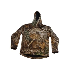 Realtree Hoodie Boys Small 6-7 Camo Youth Hunting Built In Face mask - Picture 1 of 5
