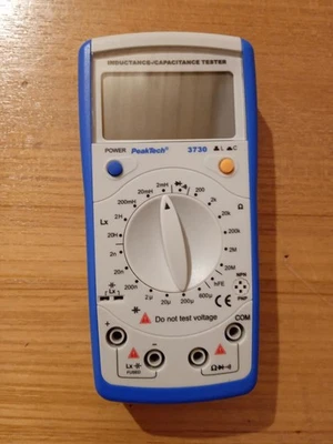 PeakTech 3730 Induktions- & Kapazitätsmesser ? Präzisions LC-Meter ? Top Zustand - Bild 1 von 4
