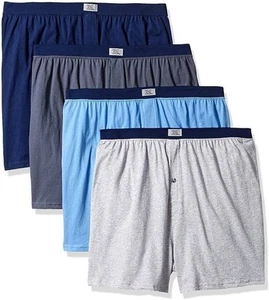 Fruit of the Loom Men's Knit Boxers Soft Stretch- 4-Pack Size 2X - Picture 1 of 1