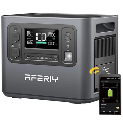 Portable Power Station 100W-3600W LifePO4 Battery & BMS - AFERIY - Image 1 of 4