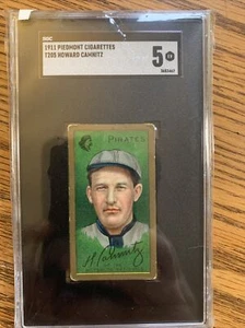 1911 T205 Gold Border #29 Howie Camnitz Piedmont 25 Pirates SGC 5 - Picture 1 of 3
