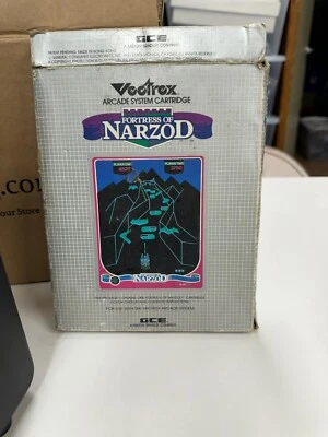 Fortress of Narzod Vectrex Video Game Complete in Box 1983 (TESTED Work) - Image 1 of 4