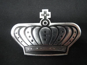 Volvo 262c Bertone Coupe C Pillar Side Crown Emblem - Picture 1 of 5
