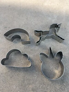 Set Of Unicorn Theme Cookie Cutters - Picture 1 of 6