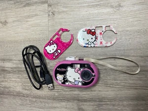 Hello Kitty Digitalkamera mit Blitz 2009 Sanrio Co mit Kabel VOLL FUNKTIONSFÄHIG - Bild 1 von 4
