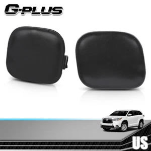 Front Bumper Tow Hook Eye Cover Cap Left Right Fit For 2014-16 Toyota Highlander - Picture 1 of 12