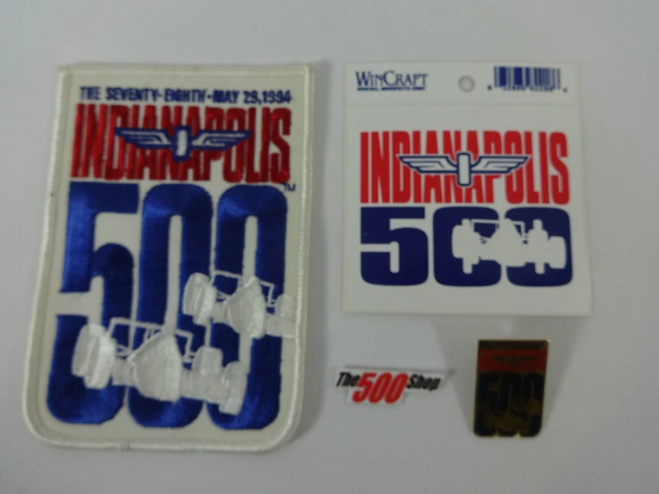 1994 Indianapolis 500 78th Running Collector Event Patch Decal Lapel Pin Unser - Image 1 of 1