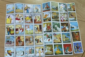 Fujeira Disney 40 Stamps Aristocrats Cancelled CTO - Picture 1 of 3