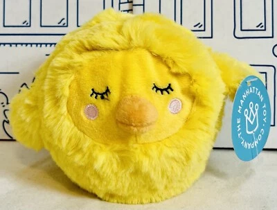 Nuevo Manhattan Toy Company Squeezemeez Peluche Amarillo Pollito Estrés Bola Muñeca Pato Foto 1 de 4