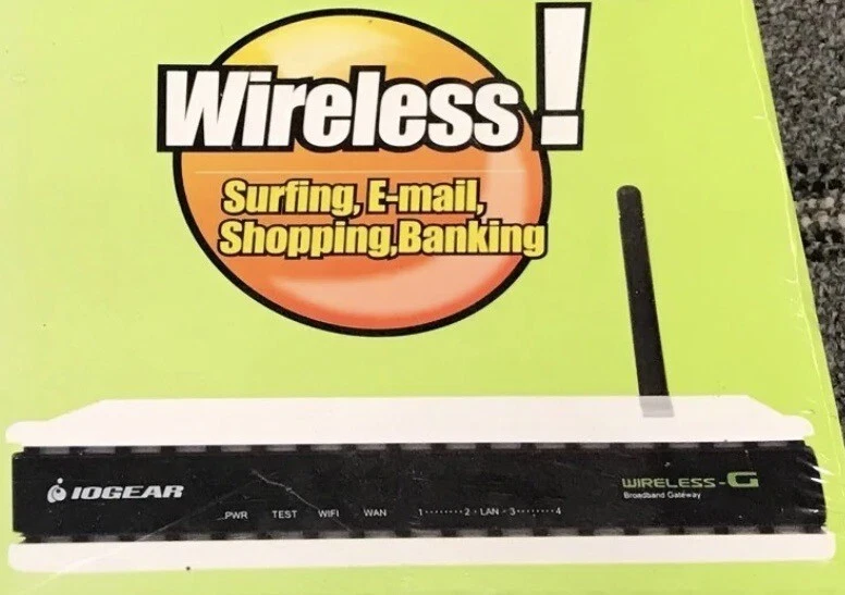 Router Wifi de banda ancha inalámbrico IOGear MPN: GWA504 A++! Foto 1 de 4