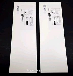 (Lot of 2) Ikea BURHULT Wall Shelf, White Shelves Only 23 1/4" x 7 7/8" New - Picture 1 of 5