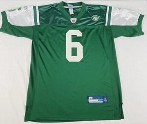 NY Jets NFL Sewn in Official Onfield Reebok Home Jersey #6 Sanchez L 50 - Picture 1 of 12