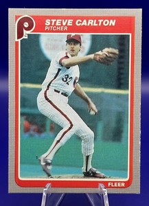1985 Fleer STEVE CARLTON #246 HOF Philadelphia Phillies