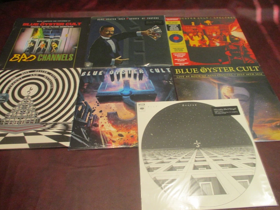 BLUE OYSTER CULT VERIFIED 180 GRAM 7 LPS S/T TYRANNY AGENTS + LIVE + SPECTRES - Image 1 of 1