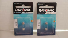 Rayovac 376/377 Watch Calculator Battery/Batteries 1.5 Volt 1.5V Expiration 2025