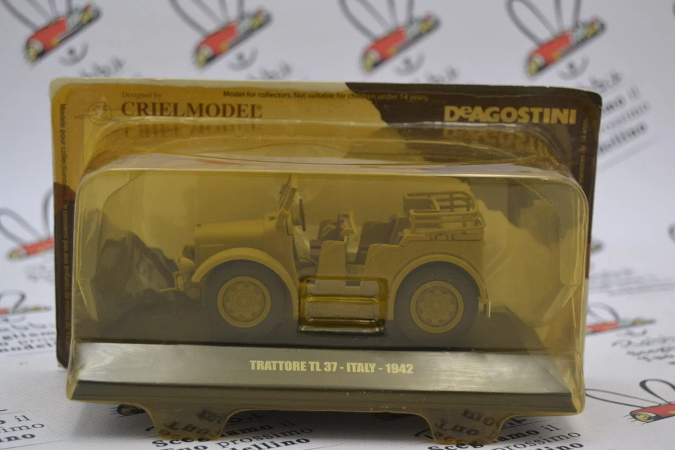 DIE CAST  " TRATTORE TL 37 ITALY 1942 " MEZZI MILITARI DEAGOSTINI 1/43 - Immagine 1 di 2
