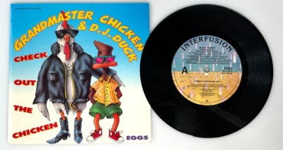 Grandmaster Chicken & D.J. Duck – Check Out The Chicken / Eggs - 45 vinyl Record - Image 1 of 4