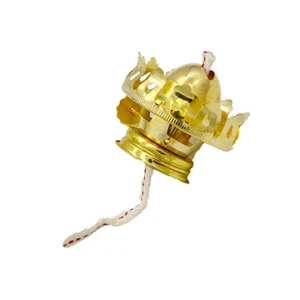 Lampada a cherosene stoppino bruciatore parti stoppino olio base ricambio per lampade - Foto 1 di 12