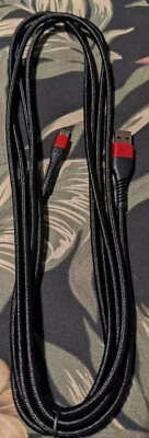 10Ft  Micro USB Data Sync Charger Charging Nylon Braided Cable Cord. 3 Pack.  - Image 1 of 4