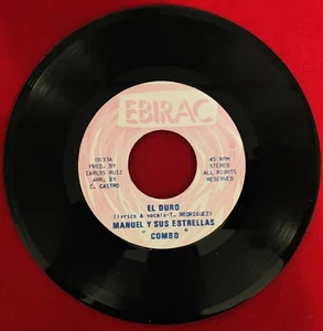 Manuel y Sus Estrellas "Combo" - El Duro/Palabras Vacias - 7" 33 RPM's EBIRAC - Picture 1 of 2