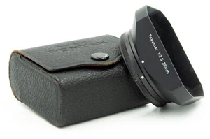 Asahi Pentax Takumar 28mm f3.5 Metal Rectangular Lens Hood w/Leatherette Case EX - Picture 1 of 3