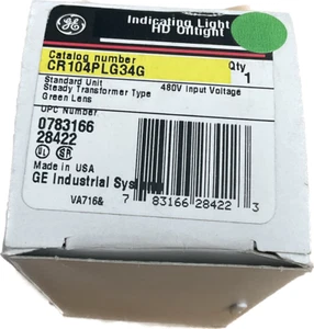 CR104PLG34G GE Indicator Light NEW in box Free Shipping - Picture 1 of 1