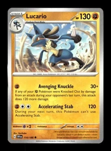 Pokemon SV1 Scarlet & Violet Lucario 114/198 - Picture 1 of 1
