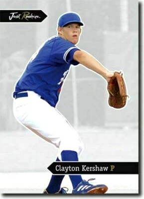 CLAYTON KERSHAW 2006 JUST ROOKIES "1ST EVER PRINTED" ROOKIE CARD #JR-23! - Image 1 of 2