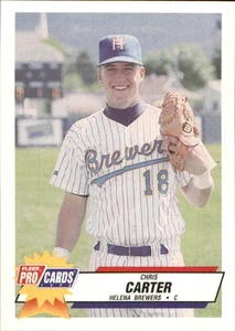 Chris Carter 1993 Fleer ProCards #4098 RC Helena Brewers *AutographDen* - Picture 1 of 2