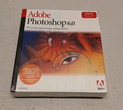 Adobe Photoshop 6.0 Upgrade for Macintosh Brand New Sealed  - Image 1 of 3