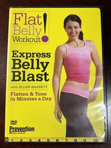Flat Belly Workout Express Belly Blast DVD Prevention Rodale w/Ellen Barrett - Imagen 1 de 3