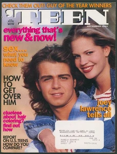 Teen Magazine December 1993 Joey Lawrence TV's Blossom 90s Fashion~ Hair/Makeup - Picture 1 of 4