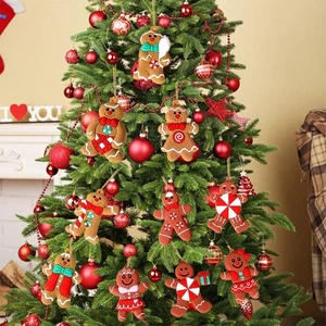 PVC Lebkuchen hängend Christbaumschmuck Anhänger L2P8 - Bild 1 von 21