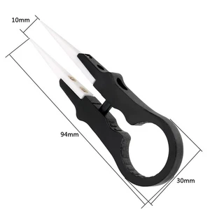 Ceramic Insulation Head Tweezer Forceps for Clean Room Operations Random Color - Picture 1 of 10