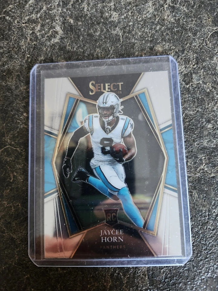 2021 Panini Select Rookie Jaycee Horn Card# 185 - Image 1 of 2