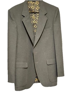 Men’s 1970’s Retro Blazer Gray 40 Long GUC - Picture 1 of 11