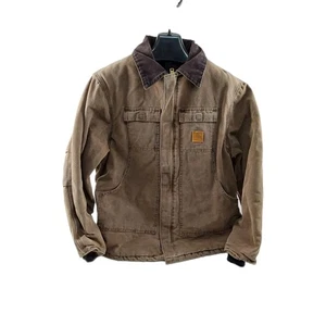Carhartt Giacca Anatra Trapuntata Foderata Velluto a Collo C26 CHT Uomo Taglia XL  - Foto 1 di 9
