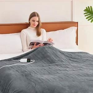 Heated Electric Blanket Full Size - 72" x 84" Heating Blanket with 10 Heating... - Picture 1 of 6