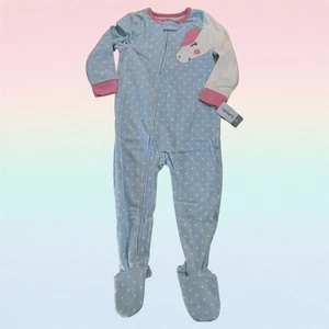 Pijama Carter's para niñas pequeñas punto unicornio polar con patas talla 3T $20 - Imagen 1 de 1