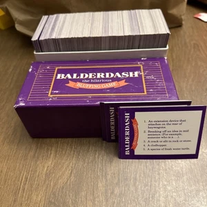 1984 Balderdash Replacement Game Pieces Parts ~ Game Cards with Box - Picture 1 of 4