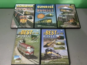 (5) PENTREX Train Railroad Railway Locomotive DVD's Fullerton/Gibbon Junction - Picture 1 of 18
