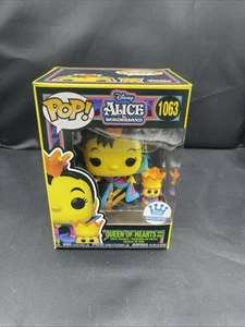 Funko Pop Disney Alice im Wunderland #1063 Blacklight Queen Of Hearts - Bild 1 von 5