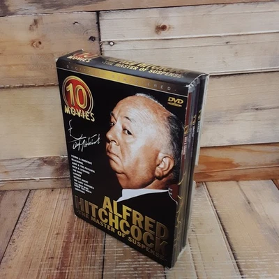 Alfred Hitchcock 10 Movies DVD Used Master Of Suspense Thriller Collection Foto 1 de 4