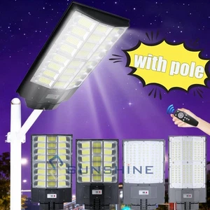 Solar Lights Outdoor Motion Sensor Dusk To Dawn Super Large Solar Street Lights - Picture 1 of 72