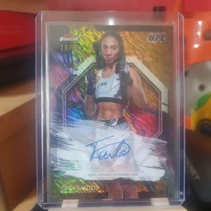 UFC Topps Finest Taila Santos Auto /39 - Picture 1 of 3
