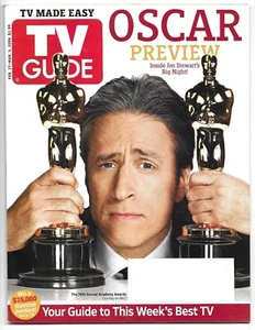 TV Guide magazine JON STEWART COVER Oscar Preview The Office Feb 27 2006 issue - Imagen 1 de 2