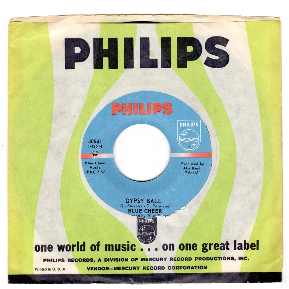 Blue Cheer-Just A Little Bit/Gypsy Ball (VG+) - Image 1 of 1